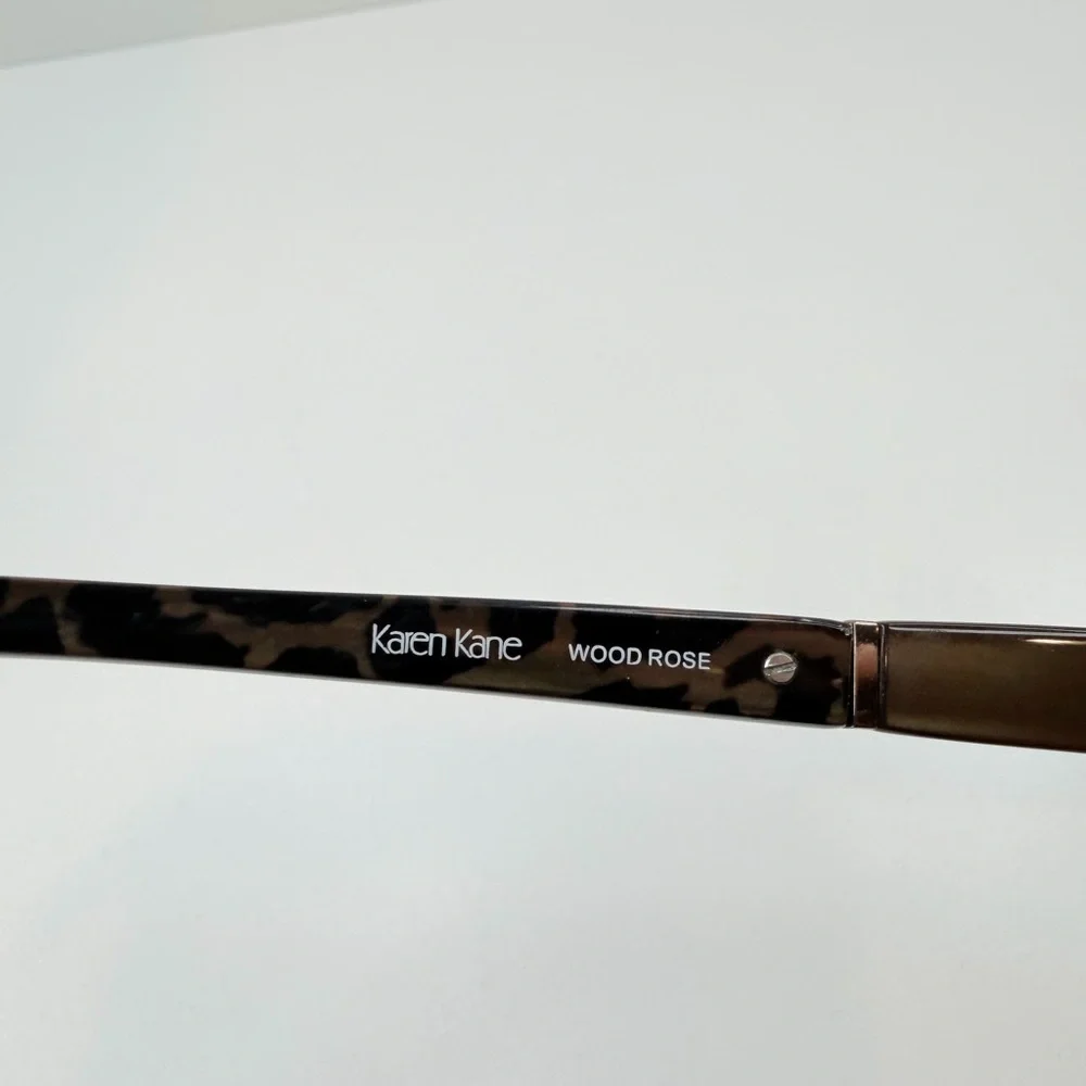 KAREN KANE WOOD ROSE MOCHA KAREN KANE SUNGLASSES/EYEGLASSES FRAME ONLY 53•16•135